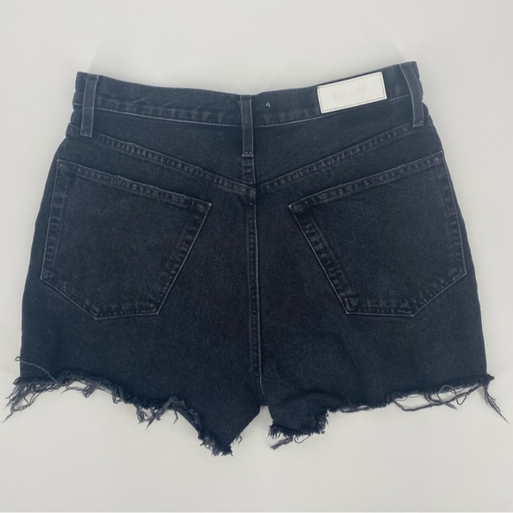 RE/DONE 50s Cut off Denim Shorts in Shadow Black - Picture 12 of 16